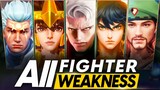 HOW TO MAKE ALL 25 FIGHTERS USELESS USING THESE COUNTERS