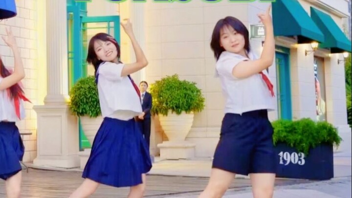 Empat JK! Masa muda kita takkan pernah berakhir! Cover lagu YOASOBI Adobenchicha yang super kooperat