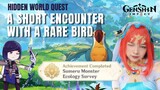 Hidden world quest "A Short Encounter with a Rare Bird"