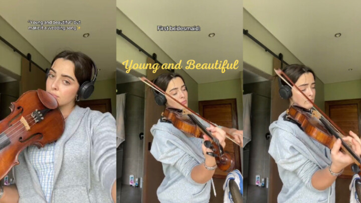 What if "Young and Beautiful" were a wedding song?