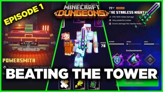 THE CHALLENGE TOWER  - Episode 1 - Cloudy Climb Minecraft Dungeons