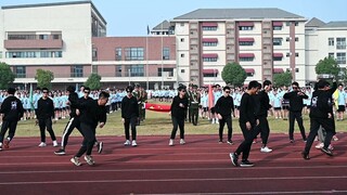 About our class dancing the social dance at the sports meet