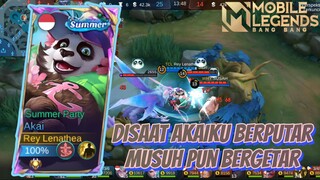 DISAAT AKAIKU BERPUTAR MEMBUAT MENTAL MUSUH BERGETAR | GMV Mobile Legends Hero Akai #bestofbest #ml