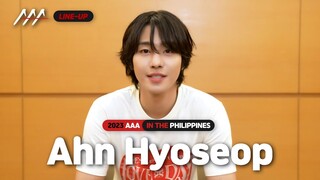 (SUB) [LINE-UP] 배우 #안효섭 #AhnHyoseop  | 2023 Asia Artist Awards IN THE PHILIPPINES #AAA #2023AAA