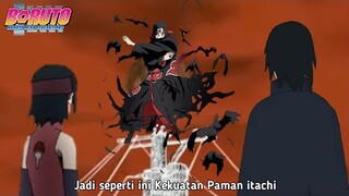 Begini Reaksi Sarada Jika Melihat Kekuatan Dahsyat Uchiha Itachi - Penerus Dojutsu Sharingan