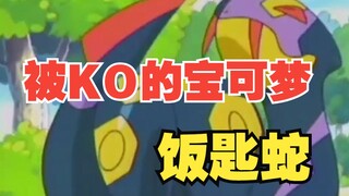 被武藏单挑KO的宝可梦—饭匙蛇