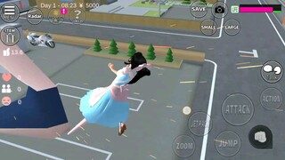 how to make someone be an Titan and make the police attack the Titan sakura sim