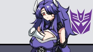 【变形金刚拟女手书】红蜘蛛:6x3是多少？