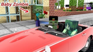 Monster School : Zombie Boy Has A Crush On Zombie Girl - Minecraft Animation