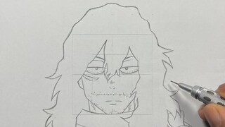 วิธีการวาด Shota Aizawa ง่าย - ฮีโร่ของฉัน Academia