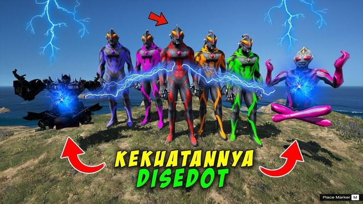 ULTRAMAN BELIAL MENARIK KEKUATAN OPTIMUS PRIME KEGELAPAN DAN ULTRAMAN CANTIK JAHAT - GTA 5 MOD