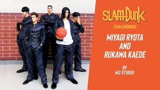 SLAM DUNK: TEAM SHOHOKU Miyagi Ryota and Rukawa Kaede by M3 STUDIO