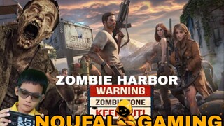 main game tembak zombie harbor, zombie berlarian