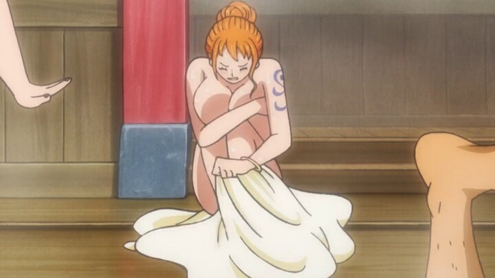 Handuk Nami melorot ih 🫠