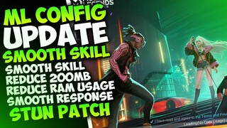 Latest!! New Config ML Smooth Skill Config Reduce Data 200MB - Fix Lag Mobile Legends Bang Bang