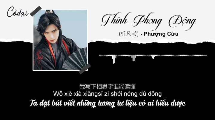 [ Vietsub -Pinyin] Thính Phong Động (听风动) - Phượng Cửu