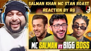 MC SALMAN ft BIGG BOSS - CARRYMINATI ROAST | MC STAN ROAST 2023 | Reaction By RG | SALMAN KHAN