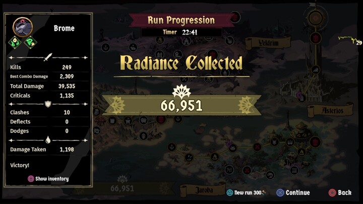 WR Absolum Speedrun Warpless Brome 22:41