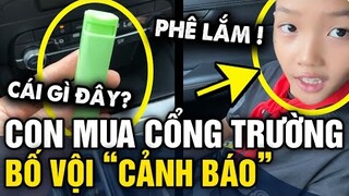 Thấy con MUA ĐỒ TRƯỚC CỔNG TRƯỜNG ông bố vội CẢNH BÁO vì con nói 'PHÊ' | Tin 3 Phút