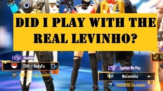 Did i play with the real Levinho? | PUBG Mobile