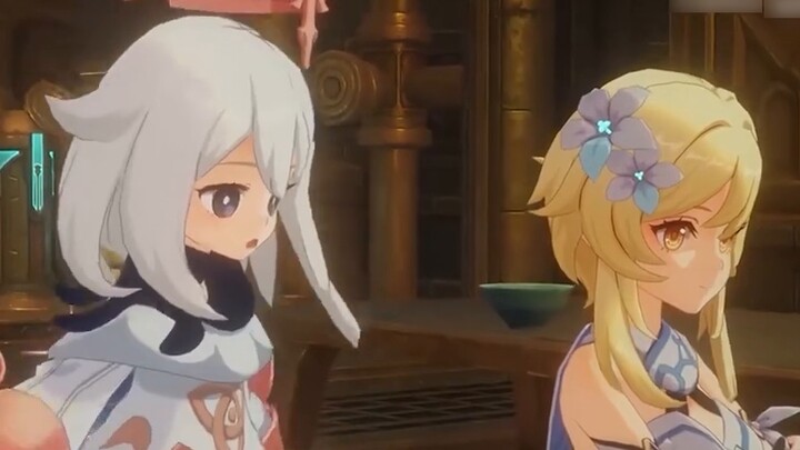 [Genshin Impact] Sister Paimon, you grew up eating cute things!