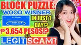 BLOCK PUZZLE WOOD WINNER LEGIT OR SCAM? | KUMITA AGAD NG ₱3,654 PESOS IN 1 DAY!? | W/LIVE WITHDRAWAL