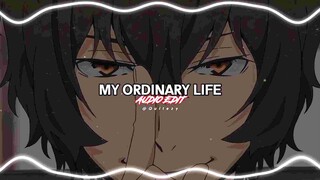 [MY ORDINARY LIFE] Audio edit