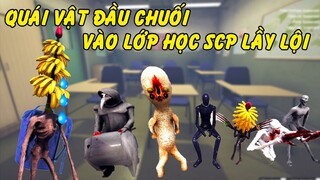 GTA 5 - Lớp học SCP vui nhộn - Quái vật đầu chuối (con QV đầu loa) khóc nhè vào lớp 1 | GHTG