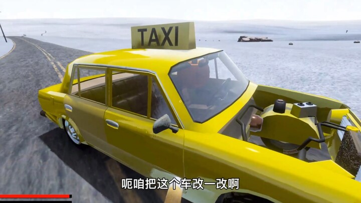 Taksi maglev dengan mesin V8 berkapasitas besar. Bob sangat bersemangat!