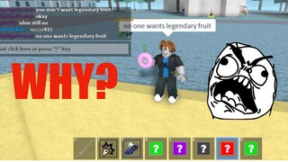 Dropping LEGENDARY & RARE FRUIT in the SEA | KING LEGACY | ROBLOX