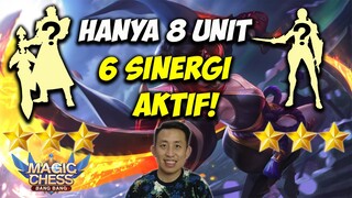 8 UNIT DOANG 6 SINERGI NYALA?? KOMBO META HARAM VIRAL?!? | Magic Chess Bang Bang Indonesia