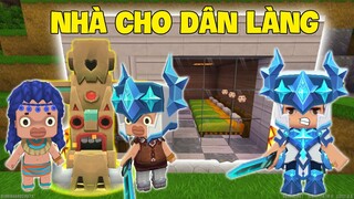 MINI WORLD SINH TỒN NÚI LỬA #12 | THU PHỤC VÀ XÂY DỰNG NHÀ CHO DÂN LÀNG, DÂN LÀNG LẤY KIẾM THẦN