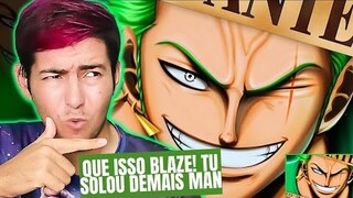 REACT SANTORYUU | Roronoa Zoro (One Piece) | BLAZE 15