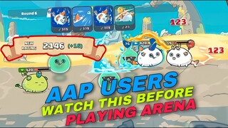 AAP USER? PANOORIN MO TO BAGO MAG ARENA | AAP AXIE ARENA STRATEGY GAMEPLAY