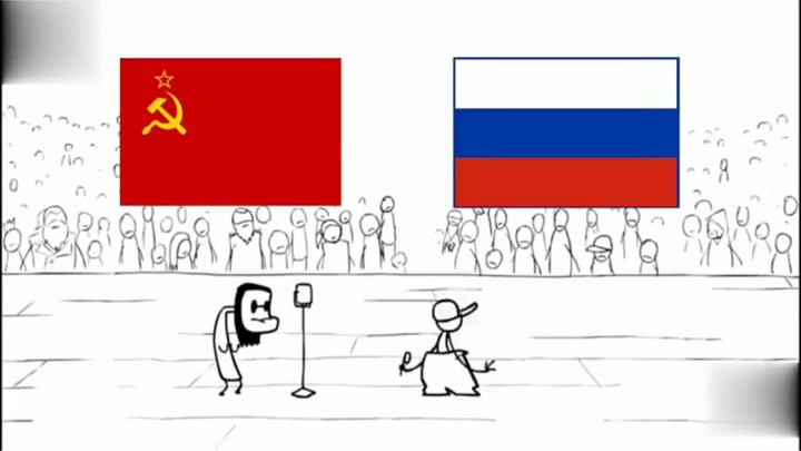 Uni Soviet vs Rusia Meme