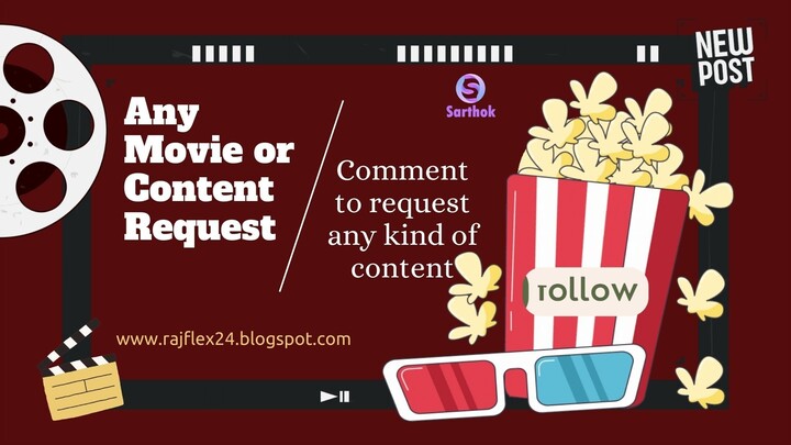 Any kind of content Request | Comment Box |