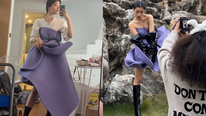 مساعدة أكسيد الأقحوان في تصوير خلفية كل شيء يمكن ارتداؤه