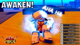 Awakening Gear 5 Gum Fruit in Roblox Haze Piece (Possible Requirements)