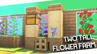 Cara Membuat Two Tall Flower Farm - Minecraft Indonesia