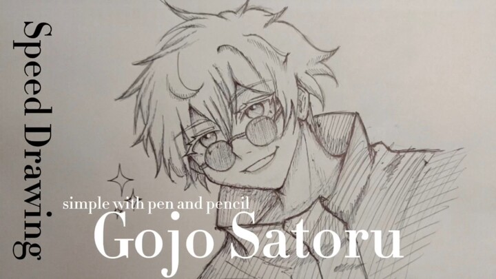 Gambar GOJO SATORU dari anime JUJUTSU KAISEN yuk!