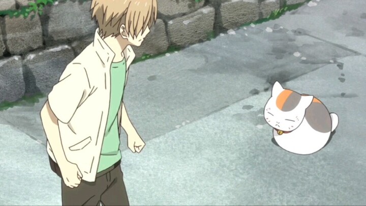 Natsume: This month's pocket money is not enough. Cat Teacher: Why are you so unthrifty?