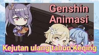 Kejutan ulang tahun Keqing [Genshin Impact Animasi]