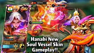 HANABI NEW SOUL VESSEL SKIN GAMEPLAY!❤️VESSEL OF RAGE🔥