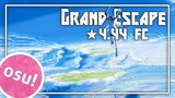 [osu!] ★4.44 S FC! Grand Escape (Movie Edit) feat. Touko Miura - RADWIMPS [Gameplay]