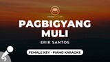 Pagbigyang Muli - Erik Santos (Female Key - Piano Karaoke)