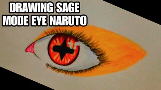 DRAWING SAGE MODE EYE UZUMAKI NARUTO