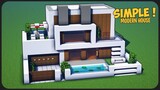 Cara Membuat Rumah Modern Perumahan Simple ! || Minecraft Modern Pt.88