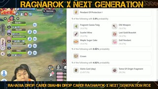 RAHASIA DROP CARD! DIJAMIN DROP CARD! Ragnarok X Next Generation ROX PART#2