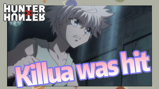 Killua was hit