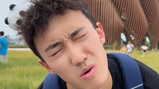 和爸爸妈妈出去旅游好累啊